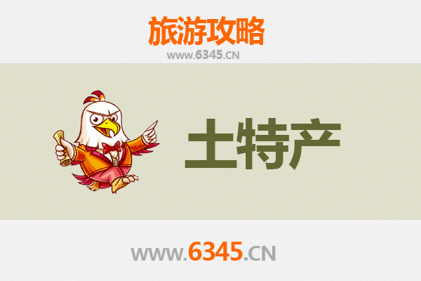 昌江叉河镇旅游必带土特产推荐清单